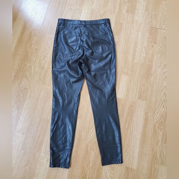 Wilfred Free High-Waist Vegan Leather Pants sz 6=28×27 - Picture 8 of 13